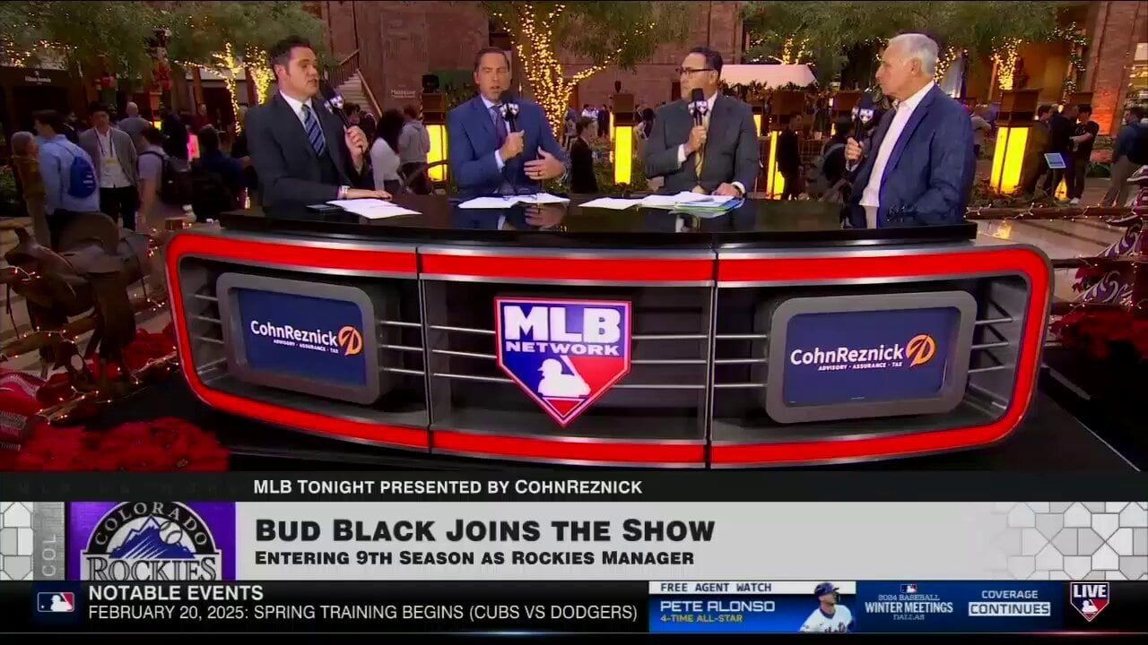 [MLB Network] "I think when you talk to our veteran players, the guys who have been around, they talk about [Ezequiel Tovar] as a guy that they look to as being a real cornerstone of our franchise." @Rockies manager Bud Black discusses the young shortstop's bright future.