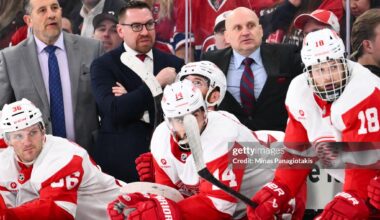 The Red Wings have just fired head coach Derek Lalonde and his AC Bob Boughner after a 4-0 shutout loss against St. Louis.