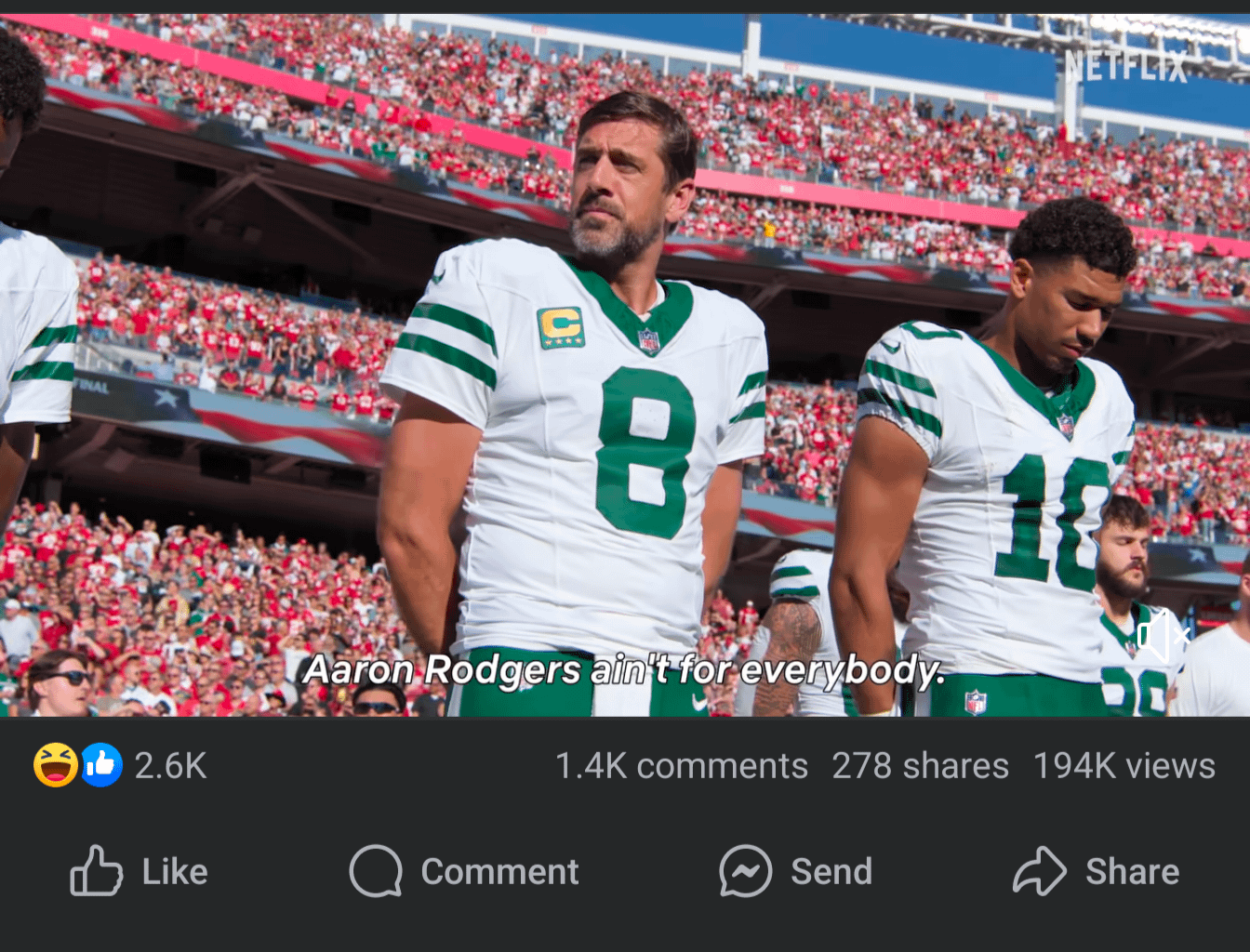 That comment is hilarious