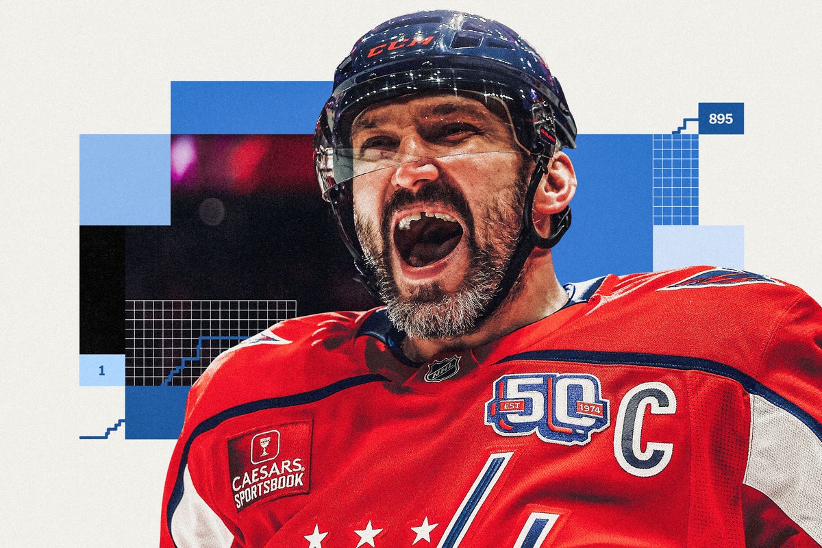 How many goals does Alex Ovechkin have? Tracking his chase to catch Wayne Gretzky