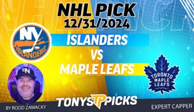 New York Islanders vs Toronto Maple Leafs 12/31/24 NHL Pick Prediction