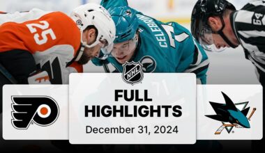 NHL Highlights | Flyers vs. Sharks | December 31, 2025