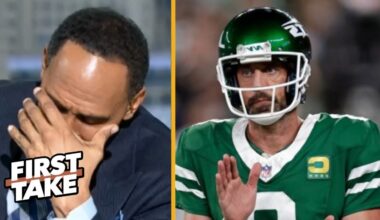 FIRST TAKE | "Aaron Rodgers needs to leave now" - Stephen A explains why Jets should dump their QB