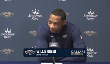 Willie Green Postgame Interview | Pelicans vs. Clippers 12/30/24