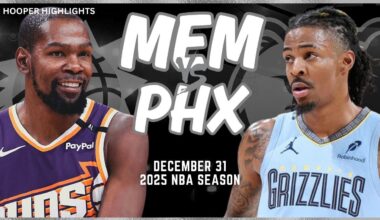 Phoenix Suns vs Memphis Grizzlies Full Game Highlights | Dec 31 | 2025 NBA Season