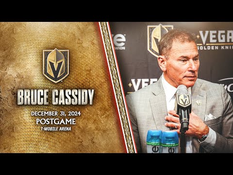 Bruce Cassidy Postgame 12/31: Let's Move On & Get Ready For Philly