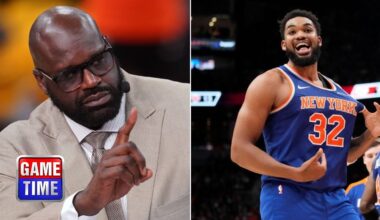 NBA Gametime | Shaq excited by Knicks extend winning streak to 8 gms with a 126-106 win over Wizards