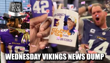 Minnesota Vikings News Dump (1.1.2025) | Happy New Year! DePaola Mug? Darnold's a Guy's Guy, Guy