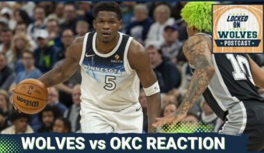 WOLVES POSTCAST: T-Wolves Win Streak SNAPPED By Thunder's Third-Quarter EXPLOSION. 113-105