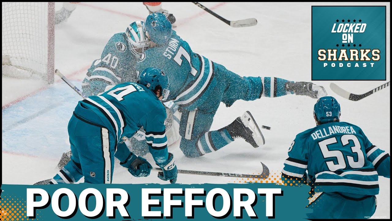 San Jose Sharks' Poor Effort Leads To Eighth Straight Loss