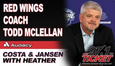 Interview with New Red Wings Coach Todd McLellan | Costa and Jansen