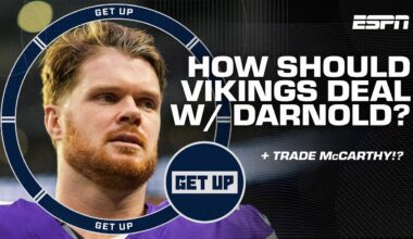 Sam Darnold's the FUTURE for Minnesota‼ Should Vikings TRADE J.J. McCarthy? 😦 | Get Up