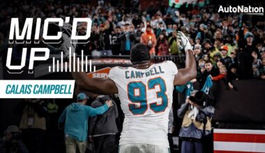 Calais Campbell mic'd up during week 17 win over the Cleveland Browns | Miami Dolphins