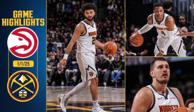 Denver Nuggets vs. Atlanta Hawks Full Game Highlights 📺 | 1/1/25