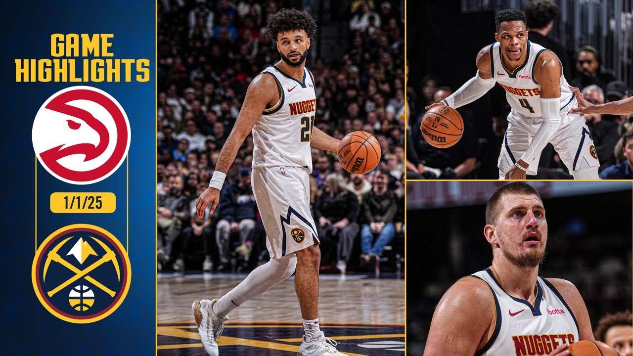Denver Nuggets vs. Atlanta Hawks Full Game Highlights 📺 | 1/1/25