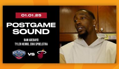 Bam Adebayo, Tyler Herro, Erik Spoelstra | Postgame Interview | January 1, 2025