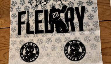 Was lucky enough to attend my first Wild game last year on Fleury night. Kept this towel but I think it should go to a home that will appreciate it more.