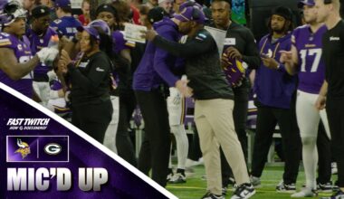 Kevin O'Connell & Brian Flores Mic'd Up During Minnesota Vikings Win Over Green Bay Packers