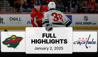 NHL Highlights | Wild vs. Capitals - January 2, 2025