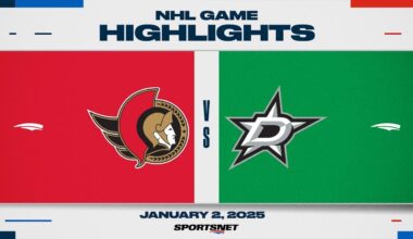 NHL Highlights | Senators vs. Stars - January 2, 2025