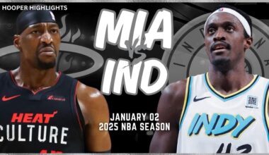 Miami Heat vs Indiana Pacers Full Game Highlights | Jan 2 | 2025 NBA Season