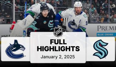 NHL Highlights | Canucks vs. Kraken | January 02, 2025