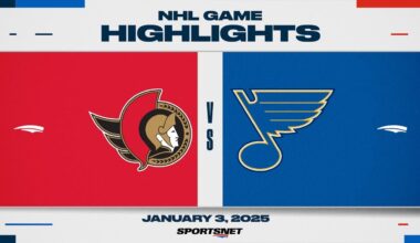 NHL Highlights | Senators vs. Blues - January 3, 2025