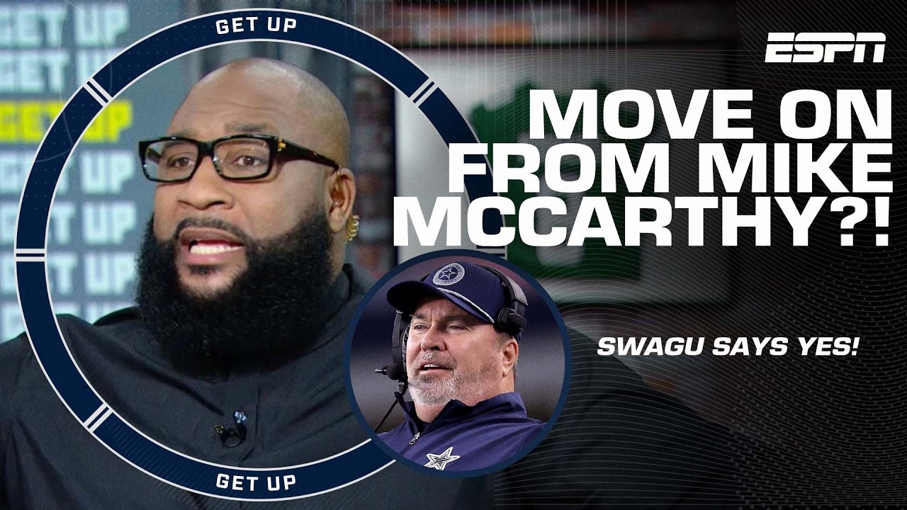 Marcus Spears calls for the Cowboys to MOVE ON from Mike McCarthy 👀🗣️ | Get Up