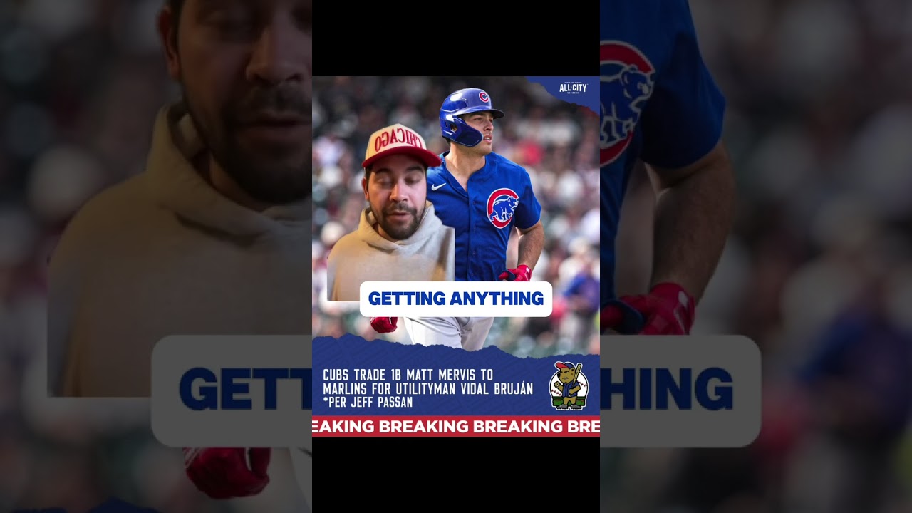 Cubs trade Matt Mervis to Marlins for Vidal Bruján in exchange of former top prospects