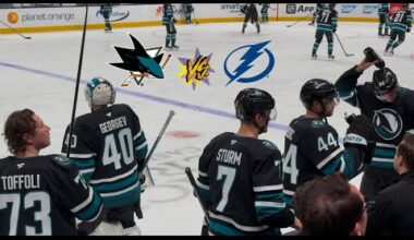 San Jose Sharks Game Vlog vs Tampa Bay Lightning 2024-2025 NHL Season
