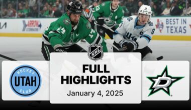 NHL Highlights | Utah Hockey Club vs. Stars - January 04, 2025