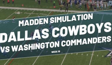Dallas Cowboys vs. Washington Commanders | 2024 Week 18 Madden Simulation | Blogging The Boys