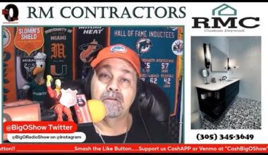 Big O Radio Show's Miami Dolphins Pregame Show vs Jets. Sunday 1/5/24 2:30pm est