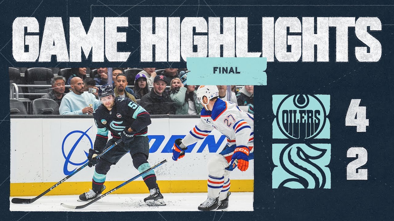 Seattle Kraken vs Edmonton Oilers | 01/04 Game Highlights