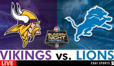Vikings vs. Lions Live Streaming Scoreboard, Free Play-By-Play & Highlights | NFL Week 18