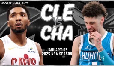 Cleveland Cavaliers vs Charlotte Hornets Full Game Highlights | Jan 5 | 2025 NBA Season