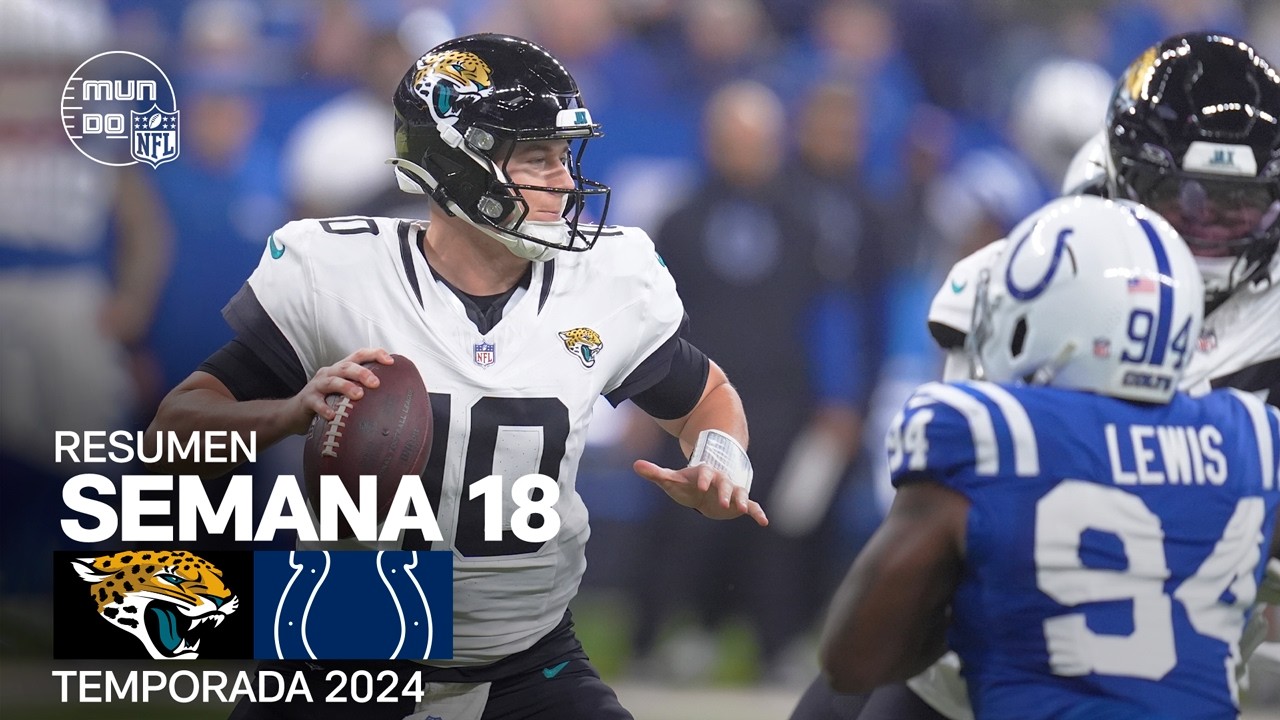Jacksonville Jaguars vs. Indianapolis Colts | Resumen en español - Semana 18 | NFL Highlights 2024