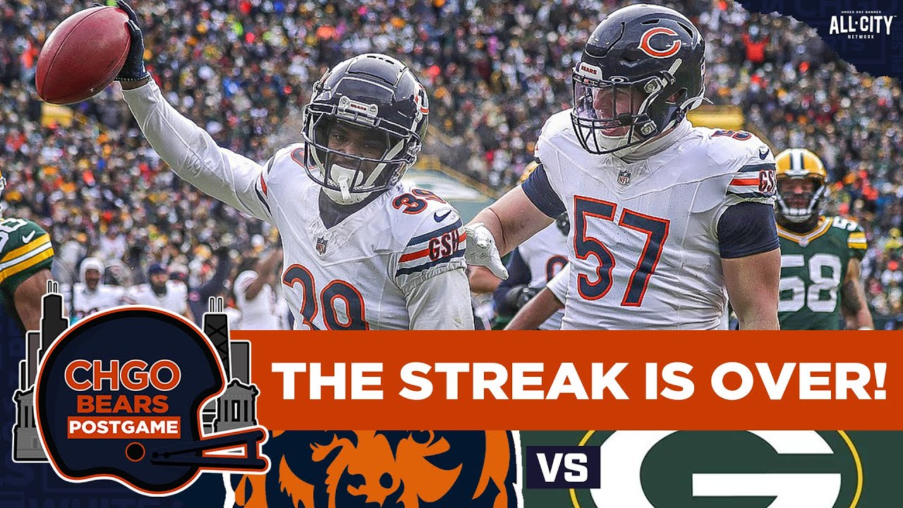 BEARS POSTGAME: Cairo Santos & Chicago Bears kick GAME-WINNING field goal vs Packers! | CHGO Bears