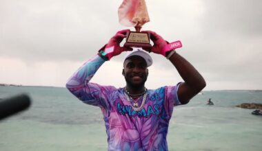 A home run derby on a beach in the Bahamas? It doesn’t get much better than this in the offseason 😍