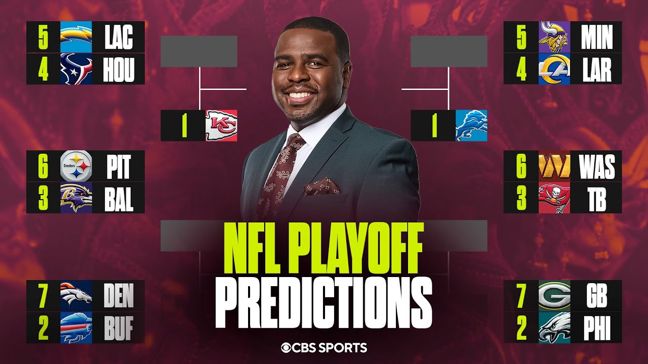 NFL analyst predicts winners of EVERY playoff game, crowns a Super Bowl champion 👑