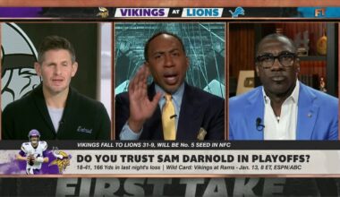 🚨 Stephen A. vs. Dan Orlovsky 🚨 Can Sam Darnold be trusted in the playoffs? | First Take