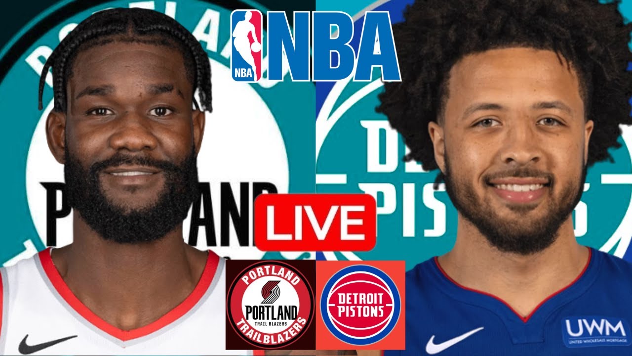 LIVE: PORTLAND TRAIL BLAZERS vs DETROIT PISTONS | NBA | PLAY BY PLAY | SCOREBOARD