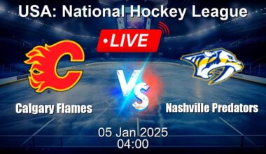 🔴 LIVE: Calgary Flames vs Nashville Predators - Ice Hockey Live Score - USA National Hockey League