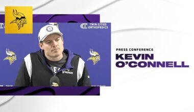 Kevin O'Connell on Confidence in Sam Darnold & Prepping for Wild Card Round at Los Angeles Rams