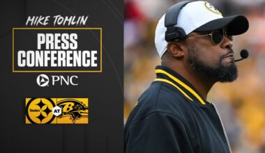Coach Tomlin Press Conference (Wild Card at Ravens) | Pittsburgh Steelers