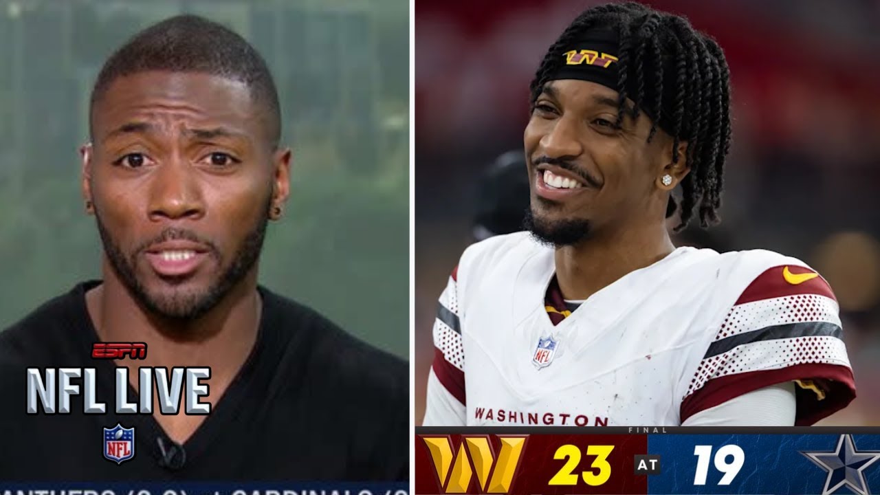 NFL LIVE | "No one wants to face Commanders in NFC playoffs" - Ryan Clark on J. Daniels beat Cowboys