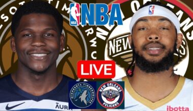 LIVE: MINNESOTA TIMBERWOLVES vs NEW ORLEANS PELICANS | NBA | PLAY BY PLAY | SCOREBOARD