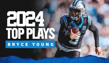 Bryce Young's top plays of the 2024 season | Carolina Panthers