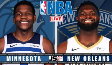 Minnesota Timberwolves vs New Orleans Pelicans | NBA Live Play-by-Play Scoreboard 2025