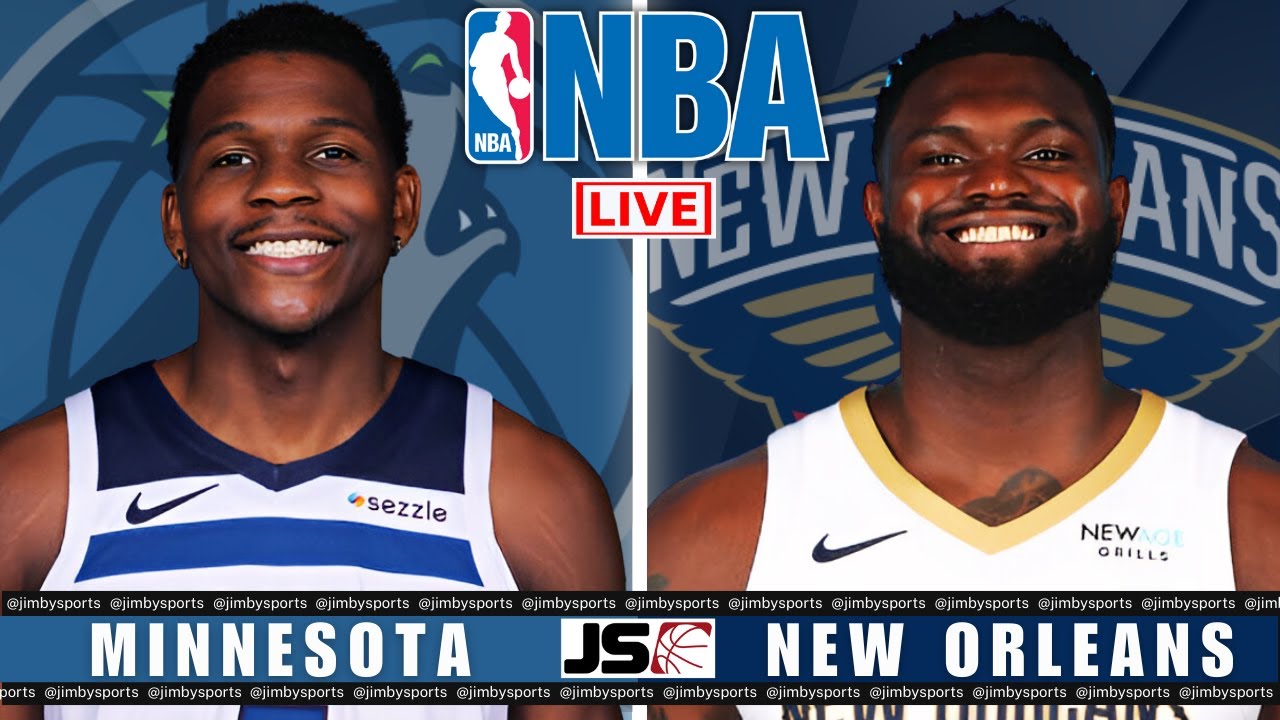 Minnesota Timberwolves vs New Orleans Pelicans | NBA Live Play-by-Play Scoreboard 2025